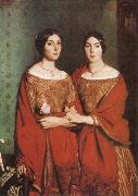 Theodore Chasseriau The Sisters of the Artist oil painting